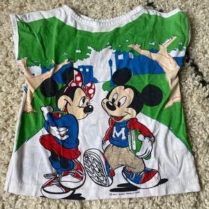 Vintage Disney T-shirt front and back design